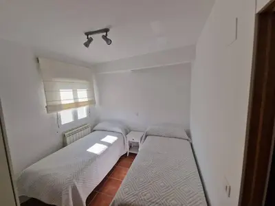Cama o camas de una habitación en Casa Las Tejeras