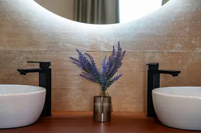 Un baño de Complejo Valle Grande