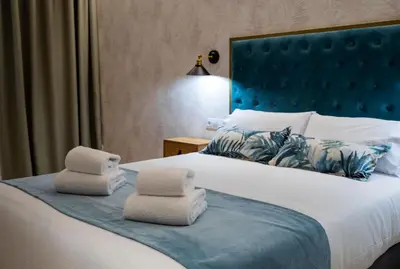 Cama o camas de una habitación en Complejo Valle Grande