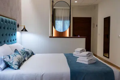 Cama o camas de una habitación en Complejo Valle Grande