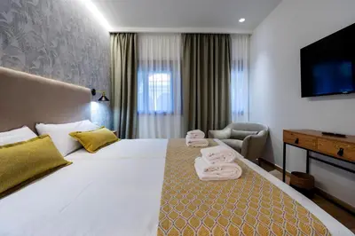 Cama o camas de una habitación en Complejo Valle Grande