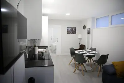 Una cocina o zona de cocina en E&R-2 Plaza España