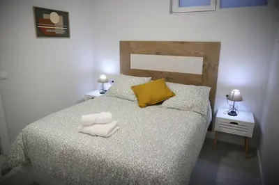 Cama o camas de una habitación en E&R-2 Plaza España