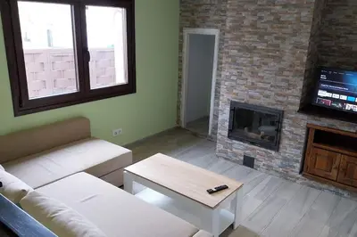 Una televisión o centro de entretenimiento en Casa Gabritana
