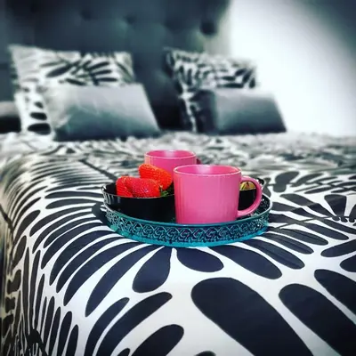 Cama o camas de una habitación en El Rincón de Eva II
