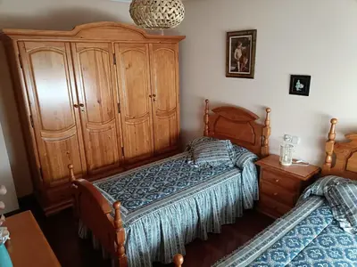 Cama o camas de una habitación en La Casa de Ana