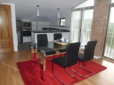 Una cocina o zona de cocina en Apartment Valle de Cepeda