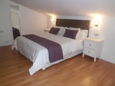 Cama o camas de una habitación en Apartment Valle de Cepeda