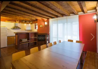 Una cocina o zona de cocina en blasón conde de castro