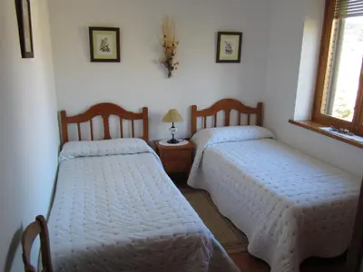 Cama o camas de una habitación en La Ladera