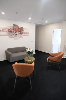 Zona de estar de Hotel Gabriel y Galán