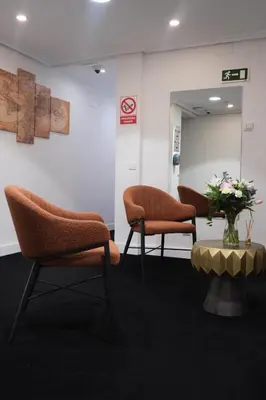 Zona de estar de Hotel Gabriel y Galán