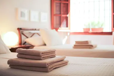 Cama o camas de una habitación en Casa rural Llana 12