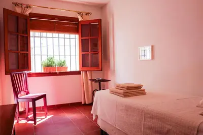 Cama o camas de una habitación en Casa rural Llana 12