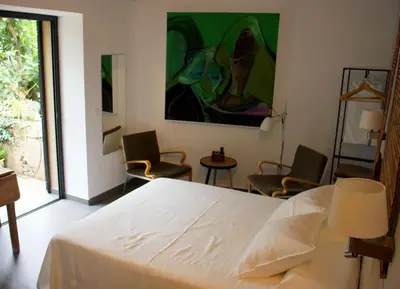 Cama o camas de una habitación en Casa rural Llana 12
