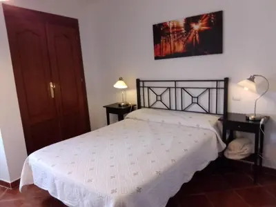 Cama o camas de una habitación en EL VIEJO OLMO