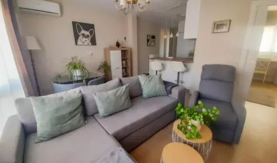 Zona de estar de Apartamento 2 HABITACIONES Las Clavellina de Moret AT-CC-00803 Cáceres