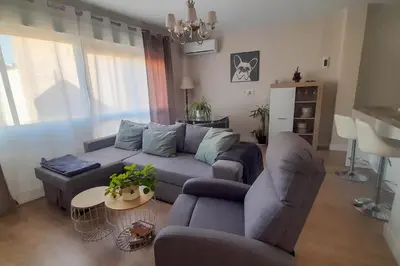 Zona de estar de Apartamento 2 HABITACIONES Las Clavellina de Moret AT-CC-00803 Cáceres