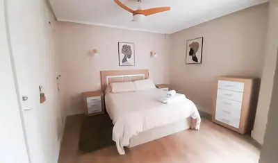 Cama o camas de una habitación en Apartamento 2 HABITACIONES Las Clavellina de Moret AT-CC-00803 Cáceres