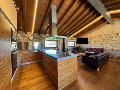 Una cocina o zona de cocina en Complejo Rural Los Cachos