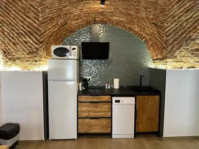 Una cocina o zona de cocina en Entre Bóvedas