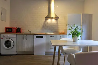 Una cocina o zona de cocina en Apartamentos La Vera de Gredos