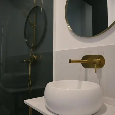 Un baño de VETURIA APARTAMENTOS TURISTICOS