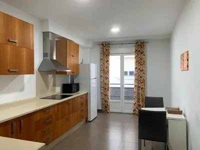 Una cocina o zona de cocina en APARTAMENTO JALAMA 1B