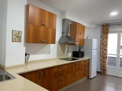 Una cocina o zona de cocina en APARTAMENTO JALAMA 1B
