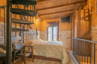 Cama o camas de una habitación en Apartamento divino morales