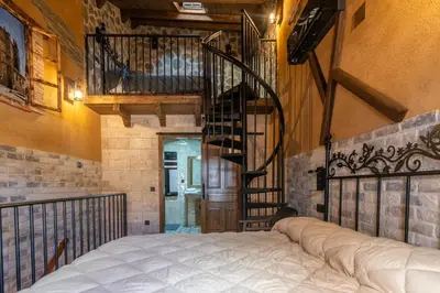 Cama o camas de una habitación en Apartamento divino morales