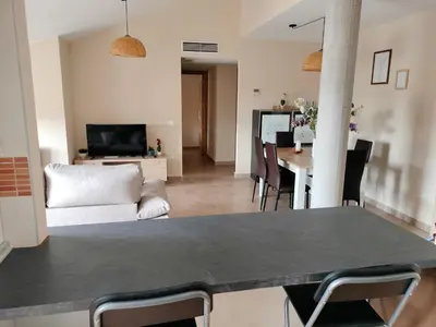 Una televisión o centro de entretenimiento en Apartamento rural en Sierra de Gredos