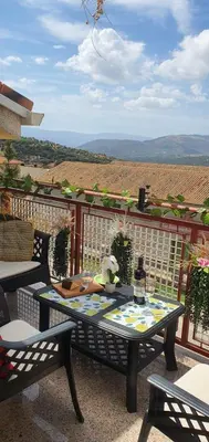 Un balcón o terraza de Apartamento rural en Sierra de Gredos