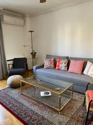 Zona de estar de Lovely 2 bedrooms apartment main square Plasencia