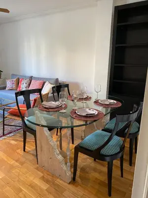 Zona de estar de Lovely 2 bedrooms apartment main square Plasencia