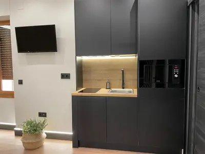 Una cocina o zona de cocina en Plaza Mayor de Salamanca Apartamentos para grupos