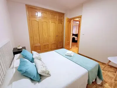 Cama o camas de una habitación en Apartamento San Vicente