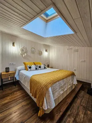 Cama o camas de una habitación en Triana
