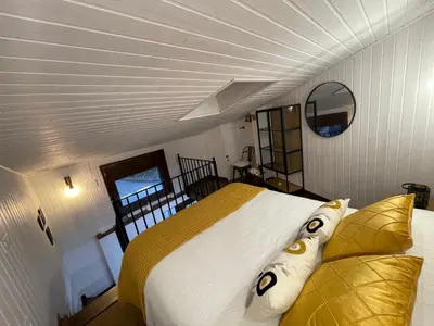Cama o camas de una habitación en Triana