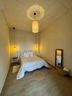 Cama o camas de una habitación en Casa Rural La Viña