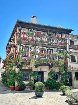Jardín al aire libre en Casa con Encanto en Candeleda