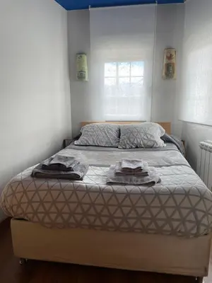 Cama o camas de una habitación en Mi Casita de Gredos