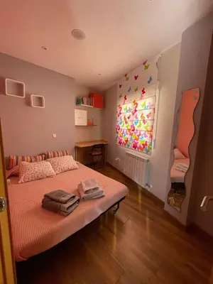 Cama o camas de una habitación en Mi Casita de Gredos