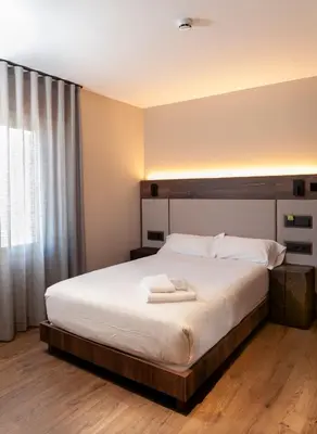 Cama o camas de una habitación en HOTEL RURAL FINCA LA DESA