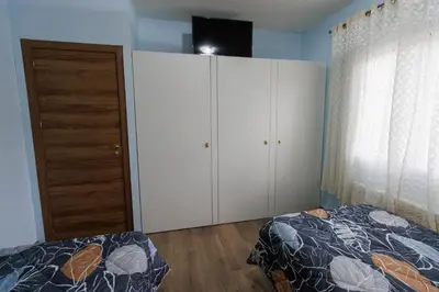 Cama o camas de una habitación en La casita