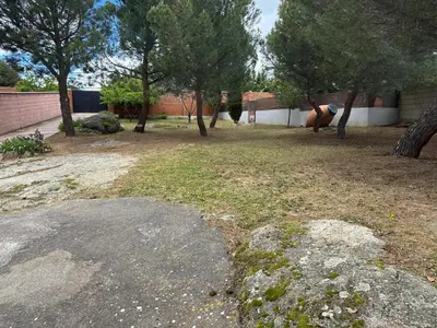 Jardín al aire libre en Casa Rural LA GUIJA