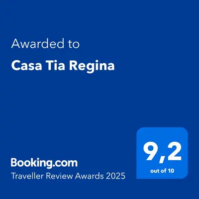 Certificado, premio, señal o documento que está expuesto en Casa Tia Regina