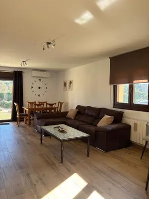 Zona de estar de Apartamentos rurales El Hondón del Lugar