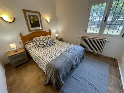 Cama o camas de una habitación en Casas Rurales La Picotilla y la Guija