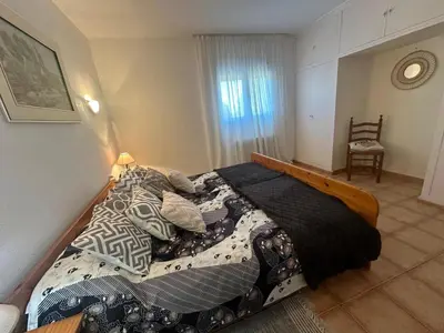 Cama o camas de una habitación en Casas Rurales La Picotilla y la Guija